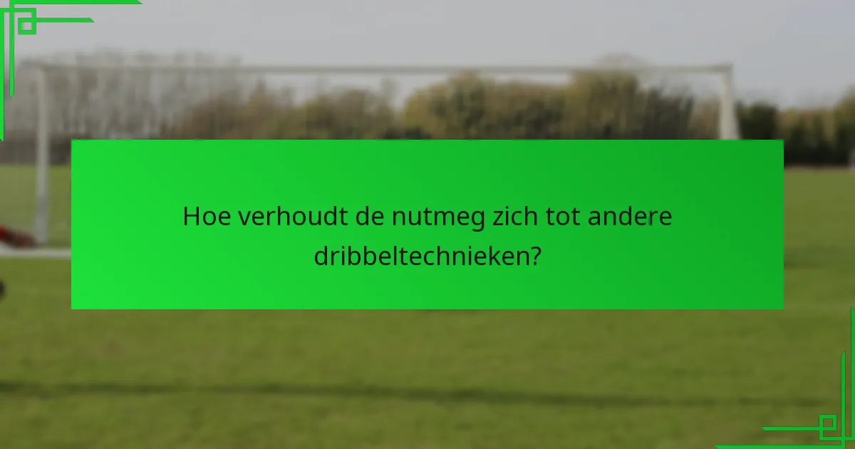 Hoe kan timing de effectiviteit van een nutmeg verbeteren?