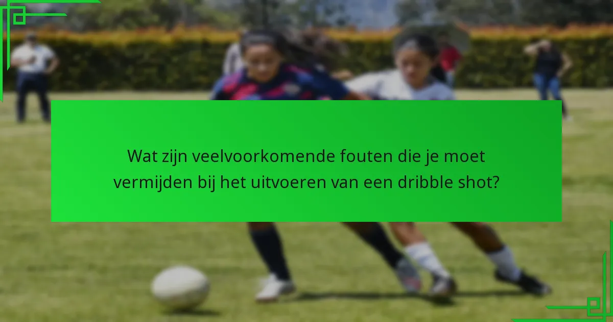 Hoe verhoudt de dribble shot zich tot andere schiettechnieken?