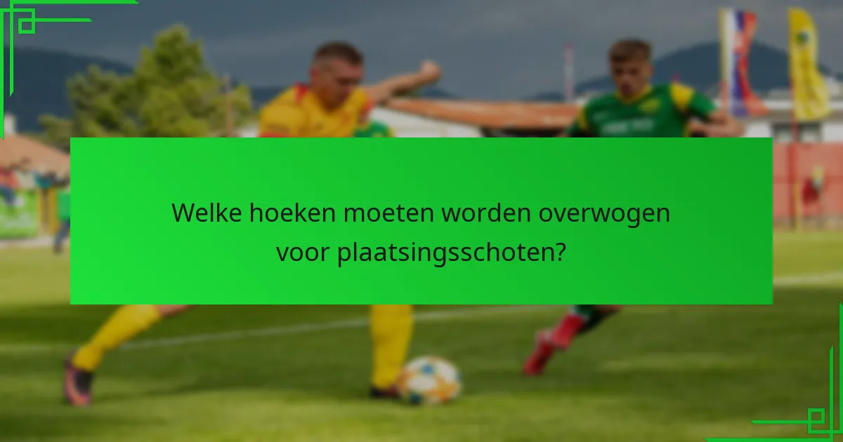 Welke trainingsdrills verbeteren de vaardigheden voor plaatsingsschoten?